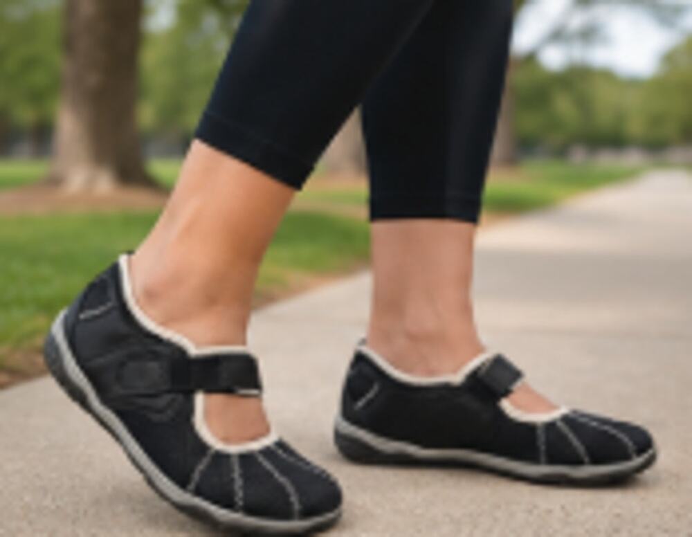 Merrell Lorelei MJ Walking Shoes Black Mesh Mary Jane Women's 7.5 Comfort
